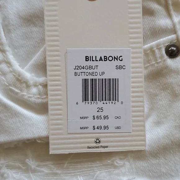 Billabong Buttoned Up Denim Shorts - Picture 4 of 5